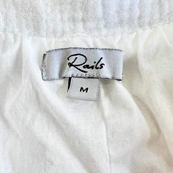 Rails Valentina Square Neck Tiered Cotton Mini Dress - Picture 3 of 5